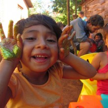 Our children are the happiest when they have the chance to play, learn, and grow unhindered by hunger and want